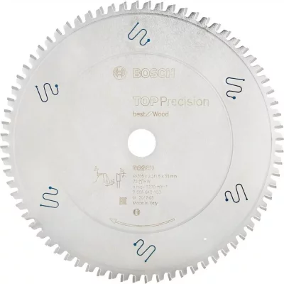 BOSCH Lame de scie circulaire top precision, best for wood &Oslash; 305 al 30 mm 72 dents  2608642103