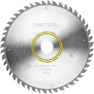 FESTOOL Lame De Scie Denture Fine  W48 - &Oslash;230Mm - 48 Dents - 500648