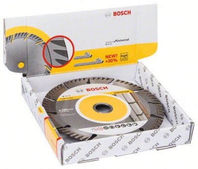 BOSCH ACCESSORIES Lame de scie diamant Bosch Standard pour Universal, 180 x 22,23 x 2,4 x 10 mm