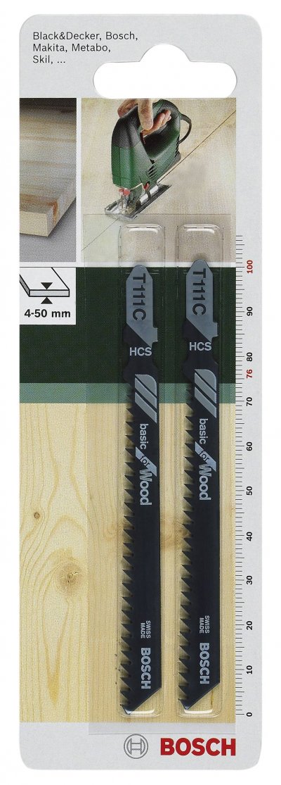 BOSCH Lame de scie HCS 76 mm  Accessories 2609256716 2 pc(s)
