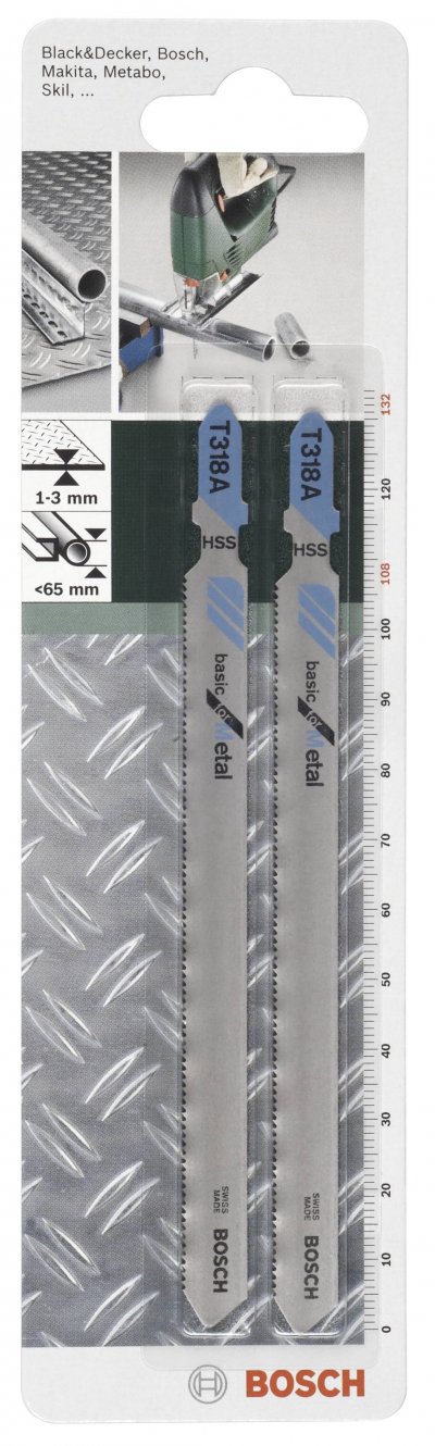 BOSCH Lame de scie hss 132 mm  Accessories 2609256732 2 pc(s)