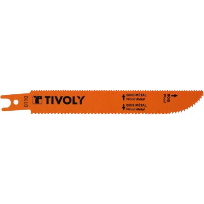 TIVOLY Lame de scie sabre - double tranchant - cobalt 8% -  110 