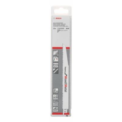 BOSCH Lame de scie sabre S 1110 VF Heavy for Wood and Metal 25pc