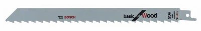 BOSCH Lame de scie sabre S 1111 K Basic for Wood - 2608650678