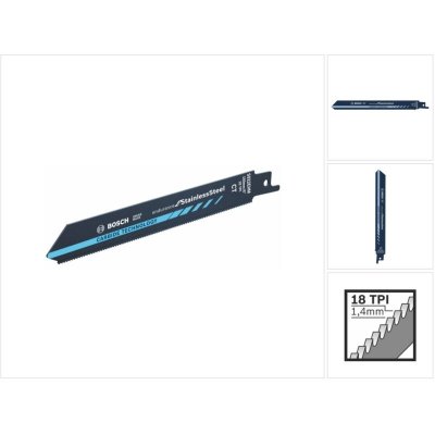 BOSCH Lame de scie sabre S1022EHM endurance for Stainless Steel