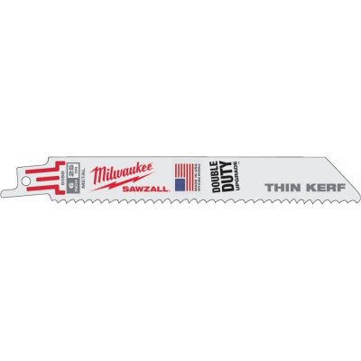 METABO Lame de scie sabre sawzall fine 100 mm 24 dents milwaukee - 5 pi&egrave;ces - 48005185