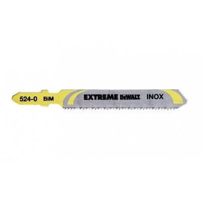 DEWALT Lame de scie sauteuse bi-m&eacute;tal 82mm inoxydable DT2083-QZ  Gris