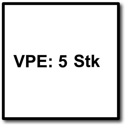 FESTOOL Lame de scie sauteuse S 75-1,5-5  - carte de 5 pi&egrave;ces - 204268