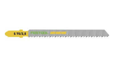 FESTOOL Lame de scie sauteuse S 75/2,5/25 - carte de 25 pi&egrave;ces - 204257