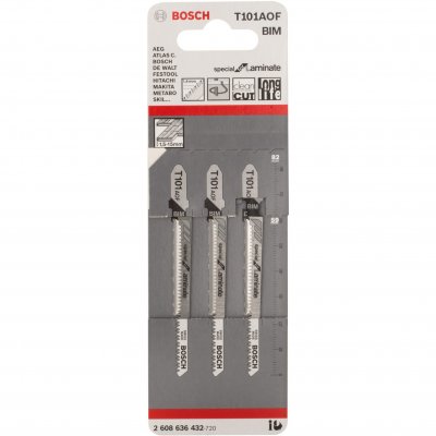 BOSCH Lame de scie sauteuse t 101 aof special for laminate  2608636432