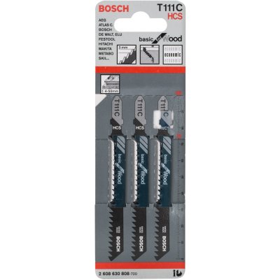 BOSCH Lame de scie sauteuse T 111 C Basic for Wood -  - 2608630808