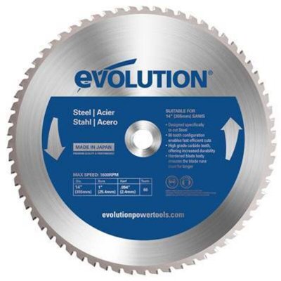 EVOLUTION Lame en carbure pour l'acier D.355 mm