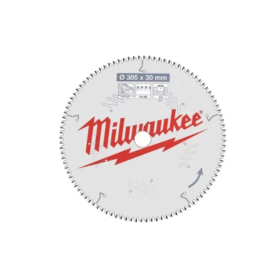 MILWAUKEE Lame Onglet Bois 305x30x3x100 Altaillants Neg