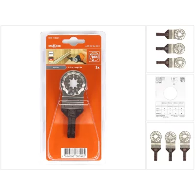 FEIN Lame plongeante Bi-m&eacute;tallique  E-Cut Long-Life 63502184220 10 mm 3 pc(s)