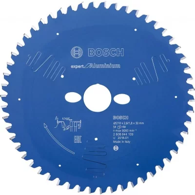 BOSCH Lame pour scie circulaire Expert for Aluminium 210x30x2.6/1.8x54 T