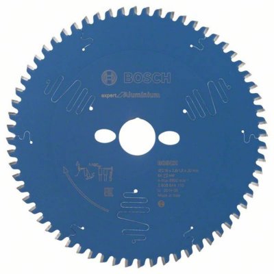 BOSCH Lame pour scie circulaire Expert for Aluminium 216x30x2.6/1.8x64 T