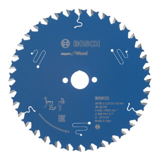 BOSCH Lame pour scie circulaire expert for Wood 160x20x2.2/1.6x36 T