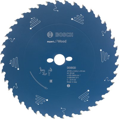 BOSCH Lame pour scie circulaire expert for Wood 165x20x2.6/1.6x24 T
