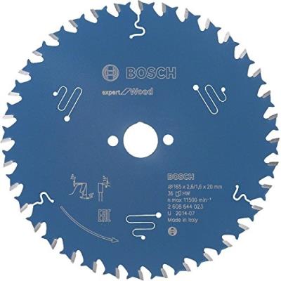 BOSCH Lame pour scie circulaire expert for Wood 165x20x2.6/1.6x36 T