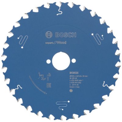 BOSCH Lame pour scie circulaire expert for Wood 200x30x2.8/1.8x30 T