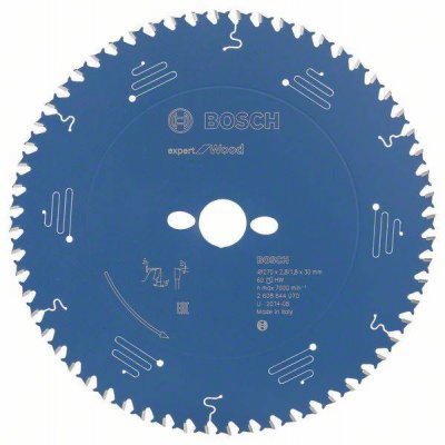 BOSCH Lame pour scie circulaire expert for Wood 270x30x2.8/1.8x60 T