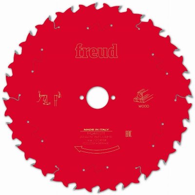 FREUD Lame pour scie circulaire portative - &Oslash;254 2,6/1,8 AL30 Z24 BA 20&deg; - F03FS09778 -FR24W001T