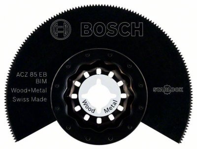 BOSCH Lame pour scie segment  bois et m&eacute;tal 85 mm