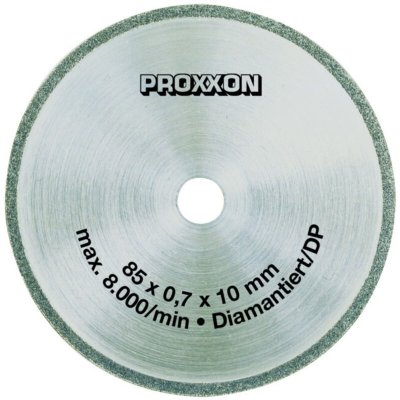 PROXXON Lame  diamant&eacute;e 85 x 0,7 x 10 mm pour pierre-verre-dalles