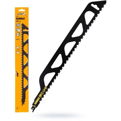 DEWALT Lame r&eacute;cipro HM 457x12,7mm, Ciment/b&eacute;ton/brique rouge/Sabre - S2243HM