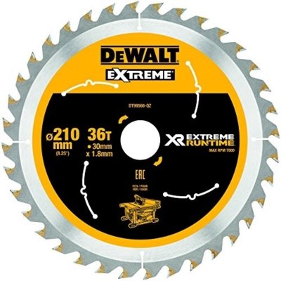 DEWALT Lame scie &agrave; table 210x30 mm 36 Dents XR Extr&ecirc;me runtime - DT99566