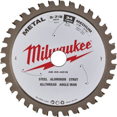 MILWAUKEE Lame scie circulaire m&eacute;tal  &oslash; 135 mm - 30 dents - 48404070
