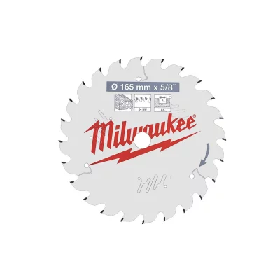 MILWAUKEE Lame scie circulaire  24 dents 1.6x165mm 4932471311