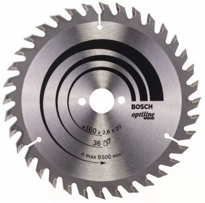 BOSCH Lame Scie Circulaire Optiline Wood 150 x 20/16 x 2,4 36