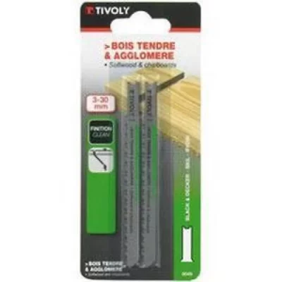 TIVOLY Lame scie sauteuse bois - Black&Decker - 