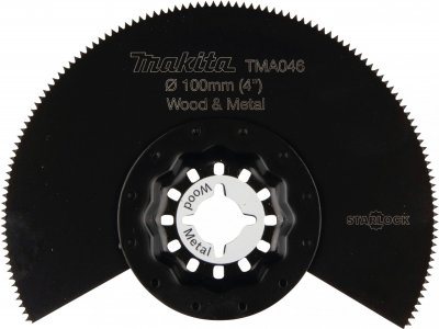 MAKITA Lame segment&eacute; BIM Bois/M&eacute;tal Moteu d&eacute;port&eacute;  B-64808 &Oslash;100 mm