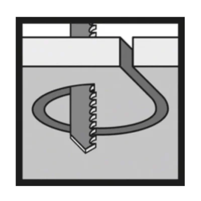BOSCH ACCESSORIES Lames de scie sauteuse T 227 D Special for Alu 100pc