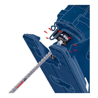 BOSCH Lames scie sauteuse progressor for wood T234X sachet de 5 