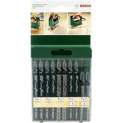 BOSCH Lames scie sauteuse t bois par 10 pour Scie sauteuse 