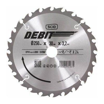SCID Lames type RBK pour machine stationnaire - 250x30 24 d - 