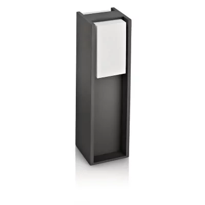 Lampadaire borne d&rsquo;ext&eacute;rieur Philips Ecomoods Bridge E27 Anthracite