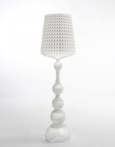 KARTELL Lampadaire de designer Kabuki avec LED, blanc