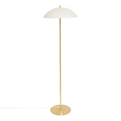 ATMOSPHERA Lampadaire Delcia blanc H150cm -  cr&eacute;ateur d'int&eacute;rieur