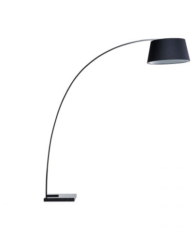 BELIANI Lampadaire design avec abat-jour noir