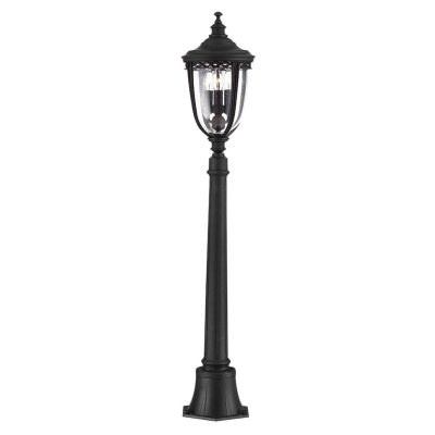 ELSTEAD Lampadaire English Bridle, noir, moyen