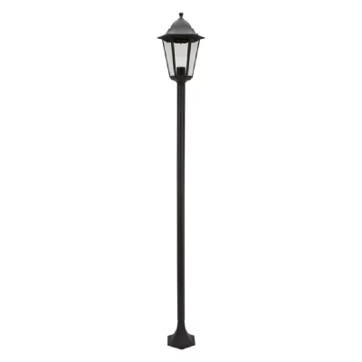 SMARTWARES Lampadaire ext&eacute;rieur en aluminium noir