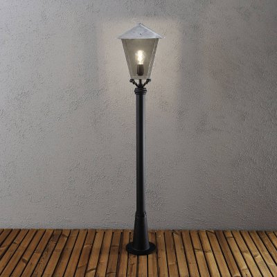 KONSTSMIDE Lampadaire ext&eacute;rieur  Benu 100 W acier 128 cm