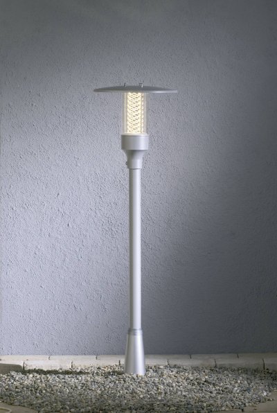 KONSTSMIDE Lampadaire ext&eacute;rieur  Nova 50 W argent 118 cm 