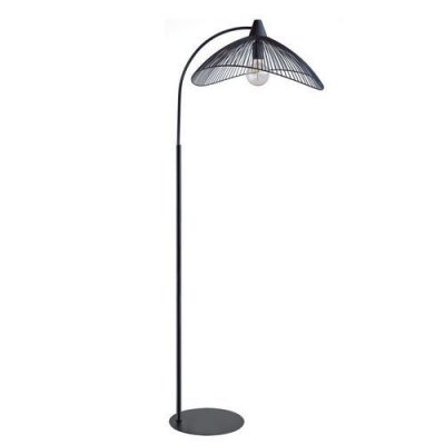 MEET BY PAPERFLOW Lampadaire Kasteli - M&eacute;tal - Noir - 175cm