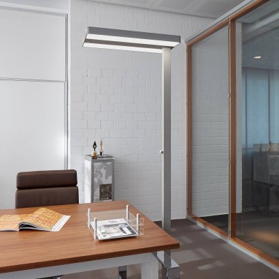 MAUL Lampadaire Led Juvis Sur Socle Avec Capteur De Mouvement A+