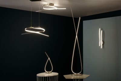 EGLO Lampadaire LED Symphonie , 141 cm, blanc, 28 W